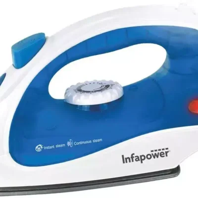 Infapower 1400W Dry/Steam Teflon Coated Iron with Auto Cut-Off, Blue - X601