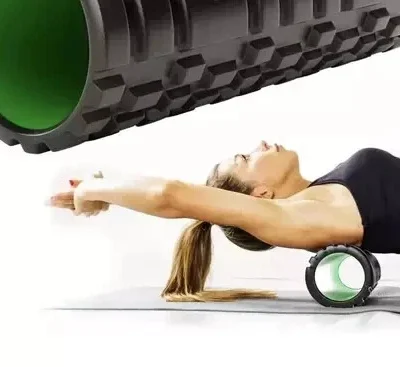 Massage Foam Roller Grid Pilates Physio Yoga Muscle Rehab Trigger Point Gym Fit.